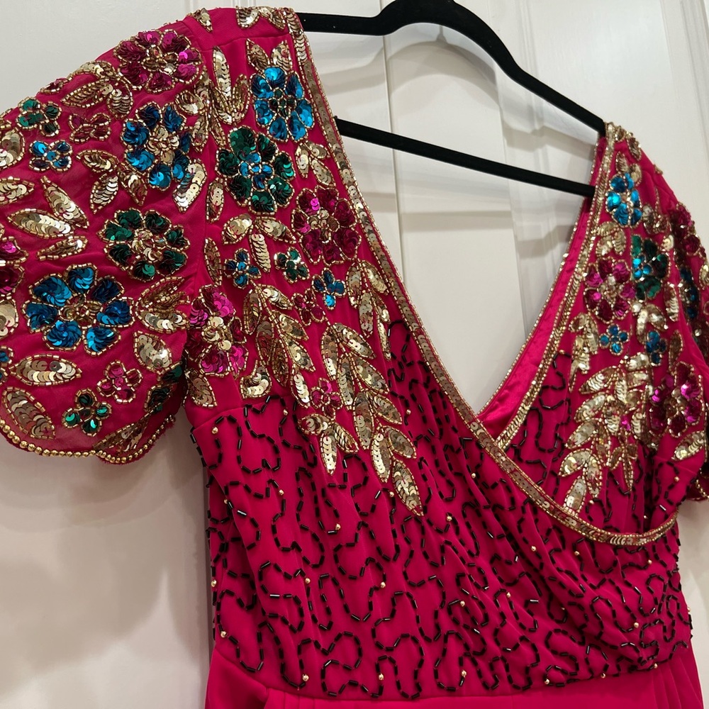 NWT• Virgo’s Lounge Beaded Jumpsuit